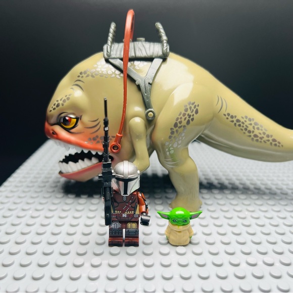 Star Wars Mandalorian, Blurrg & Grogu, Custom Minifigures - Picture 5 of 5